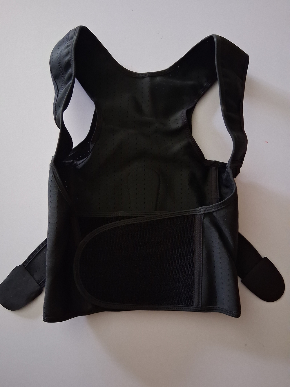 Adjustable Black Posture Corrector Vest. Sz XXL